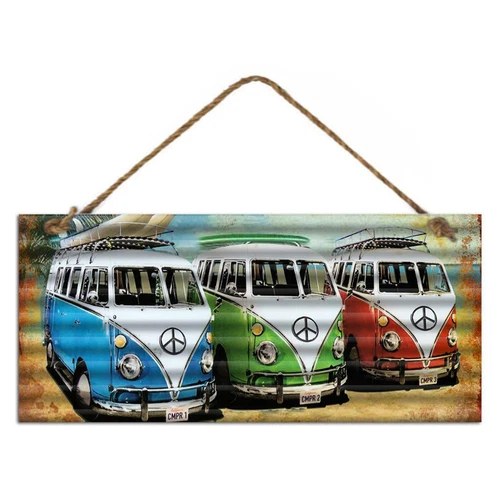 Combi Van Metal Sign Retro Vintage Wall Decor Bar Pub Garage Tin Plaque AU