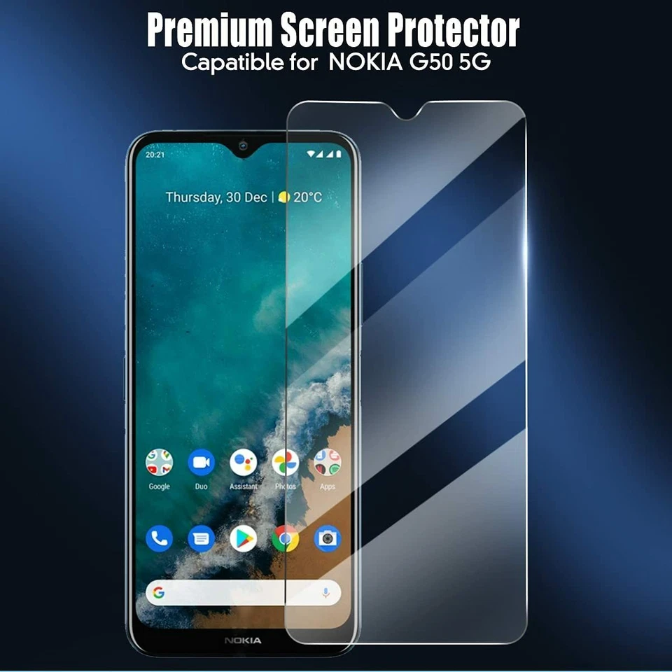 For Nokia G50 5G Caseswill Premium HD-Clear 9H Tempered Glass Screen Protector - Image 2 of 4