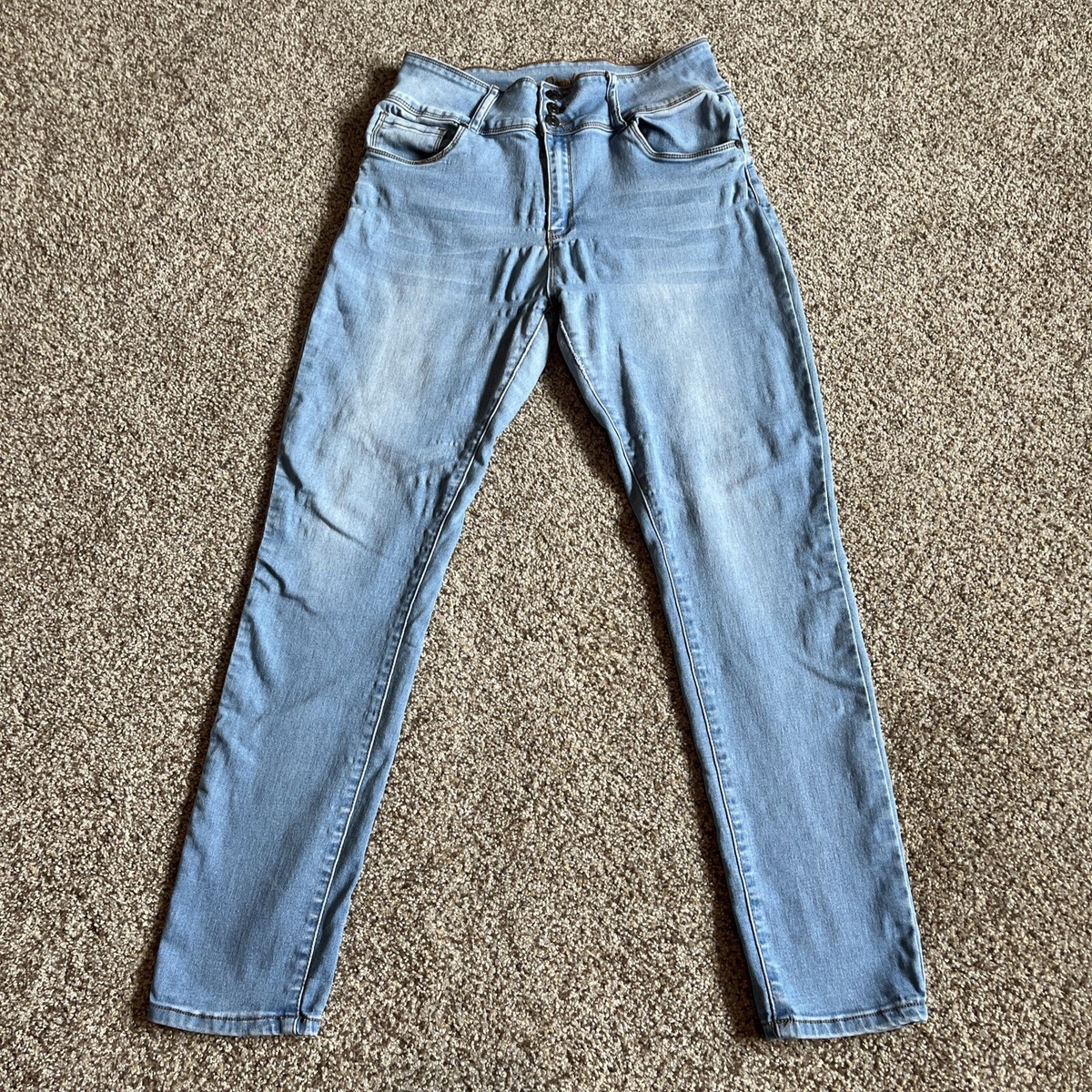 Bamboo jeans Size 15 Denim Blue Light Wash (28 X 29)