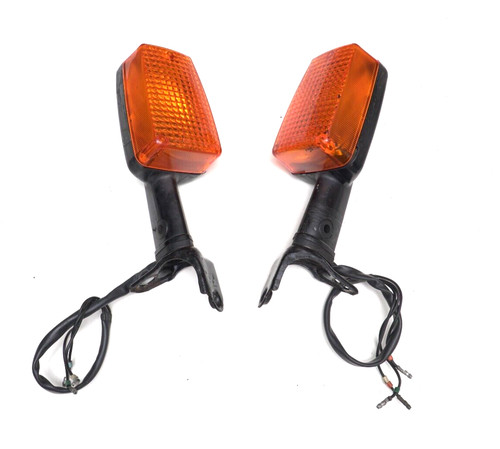 OEM HONDA CB Turn Signals With Brackets FRONT Left & Right *UNCERTAIN YEAR