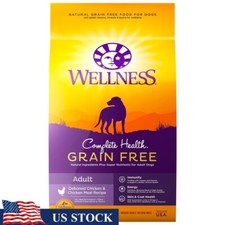 Grain Free Dry Dog Food Chicken Recipe 24lb Natural Adult Nutrition Kibble New