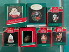 Hallmark Keepsake Miniature Ornament lot Sweet Bouquet Acorn Squirrel Owliday