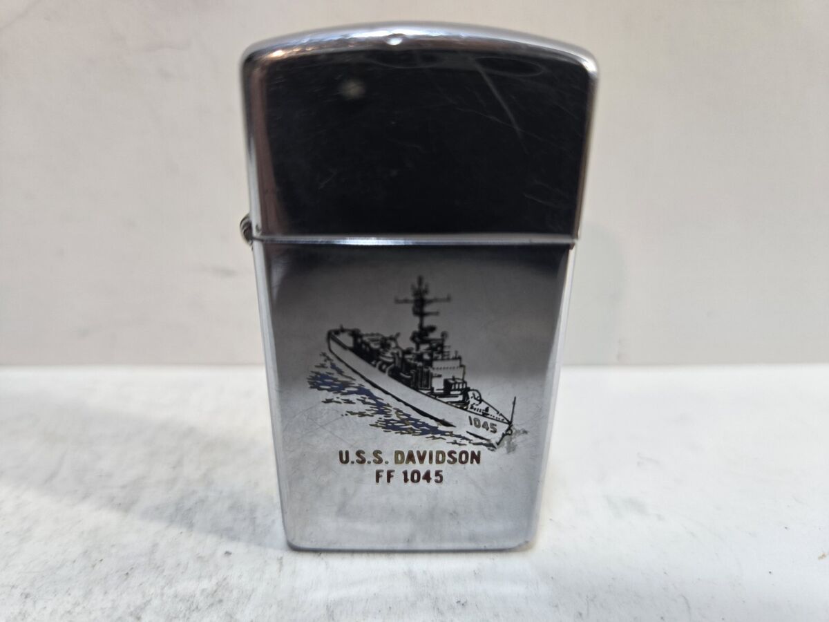 Vintage Working USS Davidson FF 1045 Zippo Lighter 7511/33 Vintage Working USS Davidson FF 1045 Zippo Lighter 7511/33