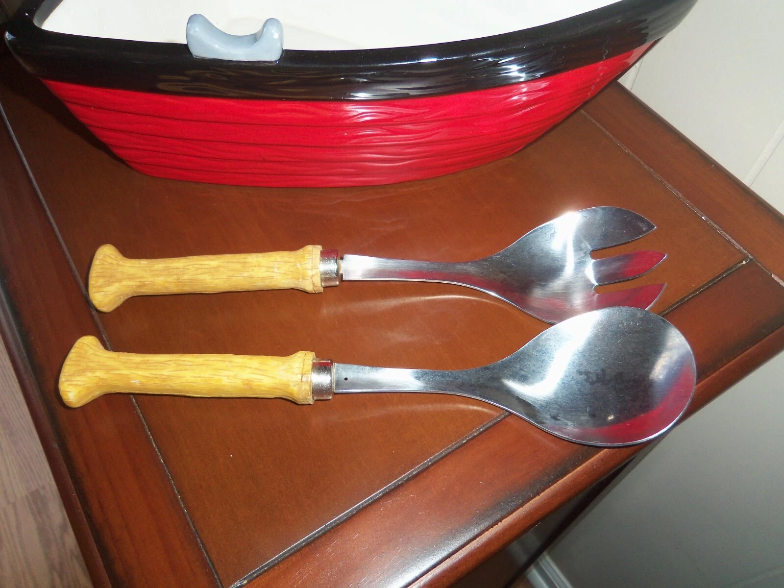 Boston Warehouse Row Boat Salad Serving Set - Thumbnail 2
