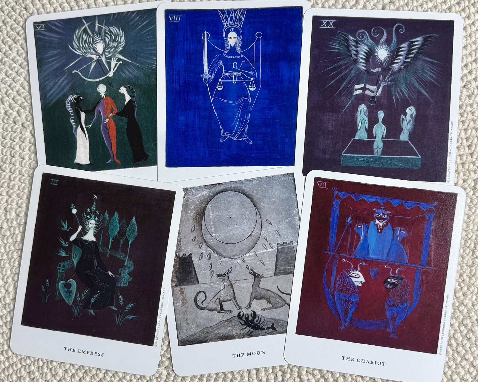 Leonora Carrington Major Arcana Tarot First Edition Deck Fulgur Press