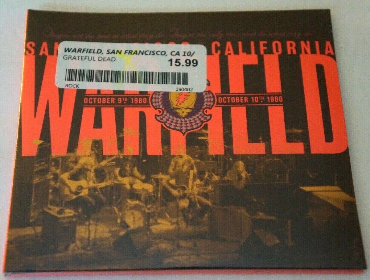 2CD！GRATEFUL DEAD / WARFIELD 2 Days 1980 Grateful Dead Warfield 1980 2cd Set Record Day 2019 RSD Plus