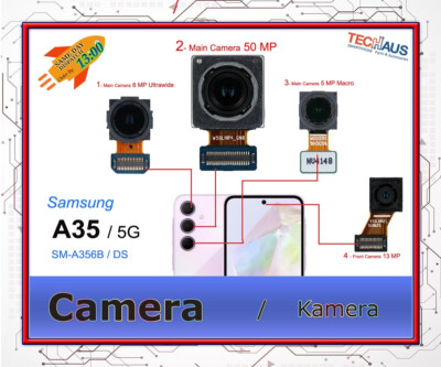 Orginal Vordere / Haupt Kamera Front / Main Camera für Samsung Galaxy A35 5G