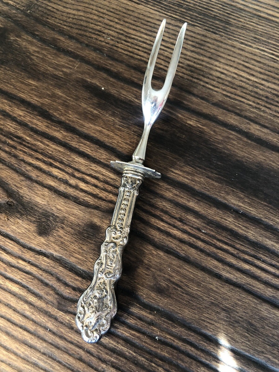Gorham Versailles Sterling Silver 1888 9” Carving Fork No
