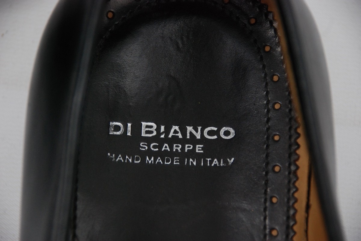 Di Bianco Mens 9 Scarpe Penny Loafers Blk Leather Slip On Casual Italy Made 42EU Aviano Havana Loafer Unlined | Hand-Burnished Deerskin | Di  main image 3