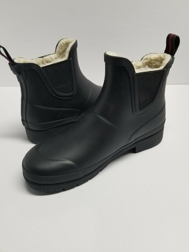 Tretorn Lina Ankle Boots, Women's Size 6 M, Black Rain Boots - Picture 3 of 7