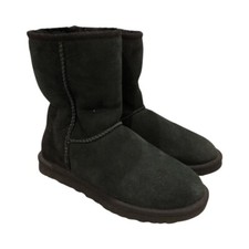 UGG Women's Classic Short Black Boots 5825 Slip On Suede