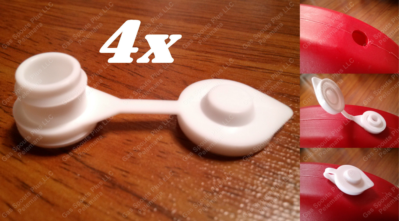 4 New WHITE AIR VENT CAP Midwest Blitz Scepter Wedco Briggs FASTER SMOOTHER POUR