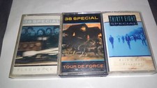 38 Special 3 Cassette Lot: Tour De Force, Flashback, Rock and Roll Strategy