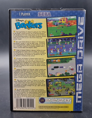 Disney's Bonkers - SEGA Megadrive Mega Drive - Sans Notice - PAL - Bon Etat - Photo 2/8