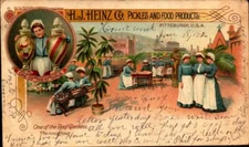 Roof Garden HJ HEINZ & Co. Pickles Pittsburgh 1906 UDB Advertising Postcard BK48