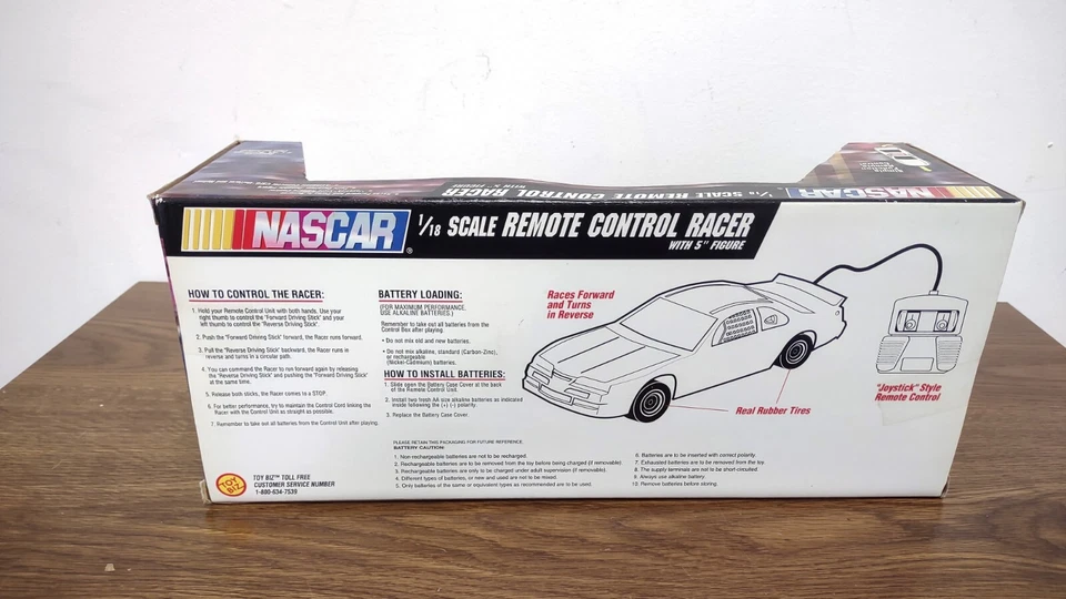 Coche de control remoto NASCAR TOYBIZ 1:18 de colección con figura Terry Labonte #5 Kellogg's Foto 3 de 4