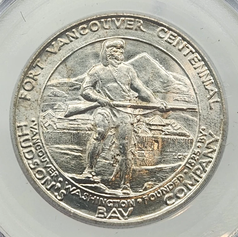 1925 Vancouver Commemorative Silver Half Dollar * PCGS Graded MS65 with CAC - Image 4 of 4