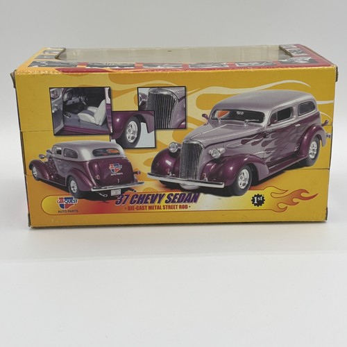Car Quest Auto Parts 37 Chevy Sedan Die Cast Metal Street Rod - New In Box - Picture 3 of 3