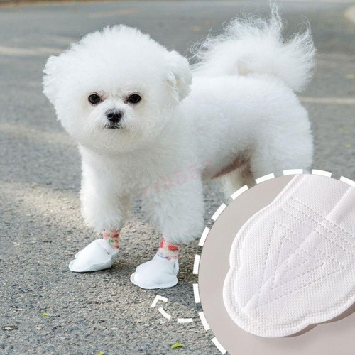 SALE HOT 20pcs Dog Paw Covers Lightweight Waterproof Disposable Pet Foot Covers - Picture 11 of 19