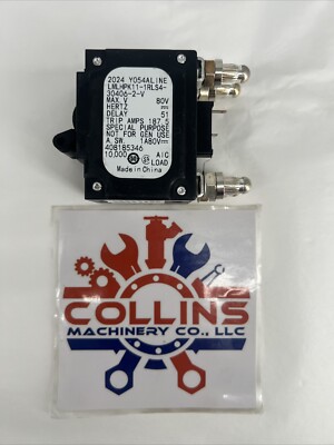 Airpax Circuit Breaker LMLHPK11-1RLS4-30406-2-V 150A 80V DC 2-Pole