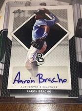 AARON BRACHO Autograph 2016 Leaf Perfect Game #1/1 Blank Back GUARDIANS DODGERS