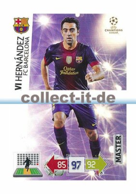 Panini Adrenalyn XL Champions League 12/13 - 328 - Xavi Hernandez - Master