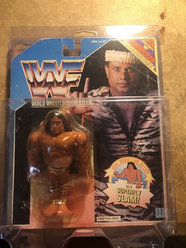 WWF Jimmy Superfly Snuka Wrestling Figure In Summe...