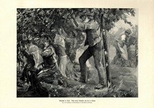 Weinlese in Tirol XL Kunstdruck 1905 Peder Severin Kröyer * Stavanger † Skagen