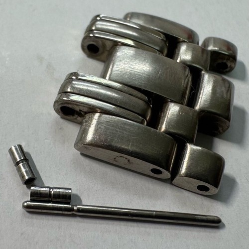 OMEGA Genuine 1.5 Link Seamaster 1501/823 Men's Watch Bracelet Parts SS 18mm #1 - Picture 3 of 4