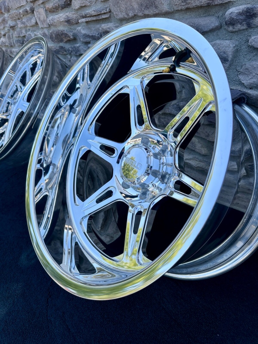 20x12 Weld Racing Ford Wheels XT Cheyenne 6 Forged Polished