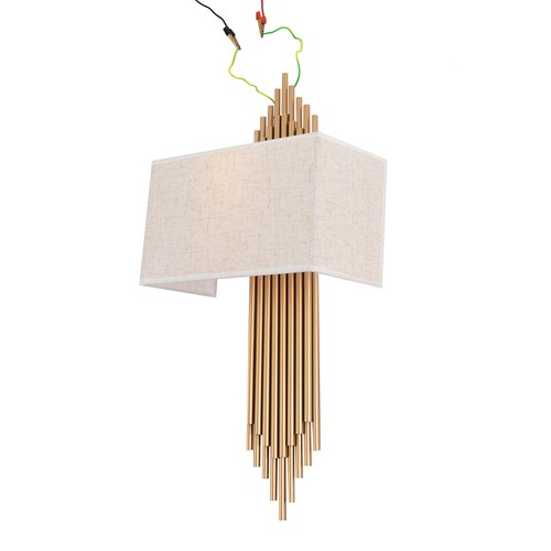 Modern Wall Light Minimalist Golden Iron Wall Lamp Sconce Hallway Bedroom Decor - Picture 6 of 16