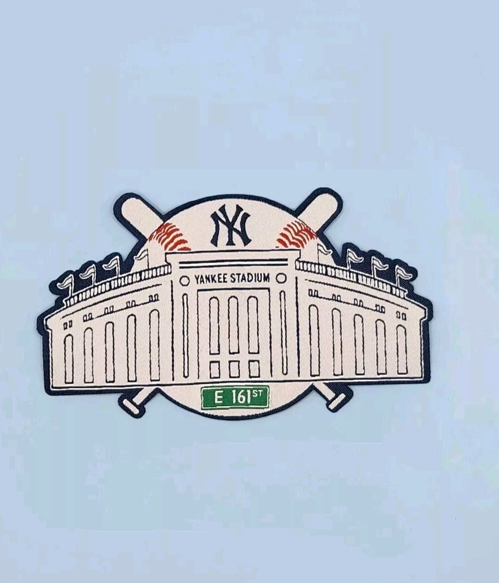 New York Yankees Stadium Woven Iron-on Patch Baseball-4.5