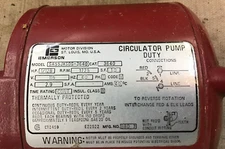 EMERSON 115 volt CIRCULATOR MOTOR 3640 SA55SDG3640 NEW (102)