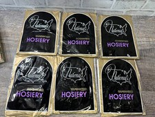 National Hosiery Style 900 Size A Short Neutral Beige Garter Stockings 6 Pair