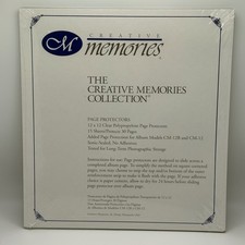 Creative Memories 12x12 Clear Page Protectors 15 Sheets Each Set Of 4 Packages