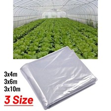 Pollytunnel Sheeting Greenhouse Clear Plastic Film Foil Cover FOR Garden Plant