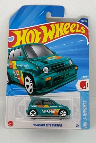 Hot Wheels 2025 Estuche F '85 HONDA CITY TURBO II RTH Treasure HUNT TARJETA LARGA - Imagen 2 de 9