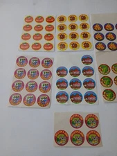 Lot Vintage 1980's  Trend  Scratch & Sniff Stickers 69 Stickers 