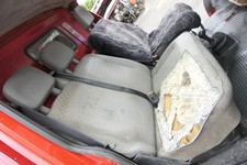 VW T4 Sitz vorne rechts 2er Doppel Beifahrersitz Doppelsitzbank grau mit Konsole