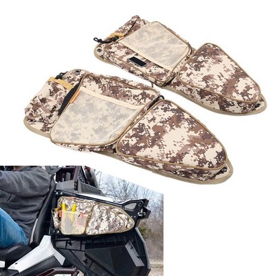 Vorderseite Tür Lagerung Taschen W / Knie-Pad für Polaris RZR XP 4 1000 Turbo S