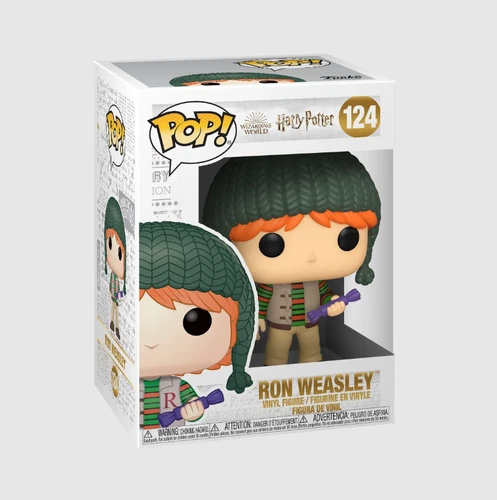 POP! Harry Potter - Ron Weasley - Holiday 2020 (#124) - DAMAGED BOX