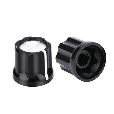 10Pcs Potentiometer Volume Tone Knobs Caps For D Shaped Shaft Electric Guitar DE
