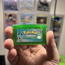 Pokemon Emerald (Nintendo Game Boy Advance GBA) - Authentic, Saves, Dry Battery