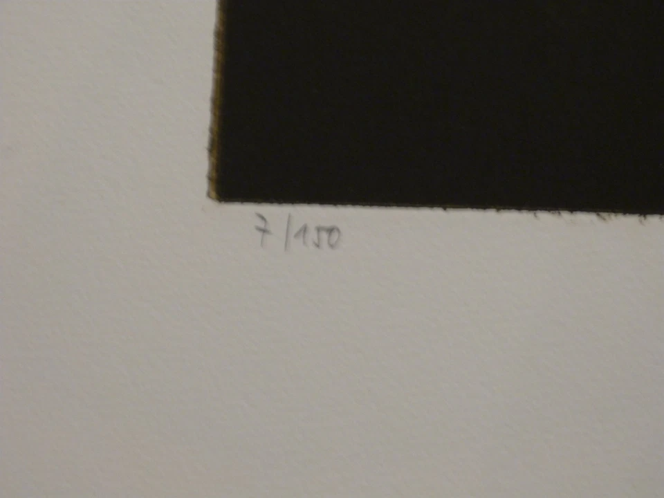 Klaus Böttger 1942-1992 Farbradierung "Akt im Zielkreis" Ungerahmt - Bild 2 von 4