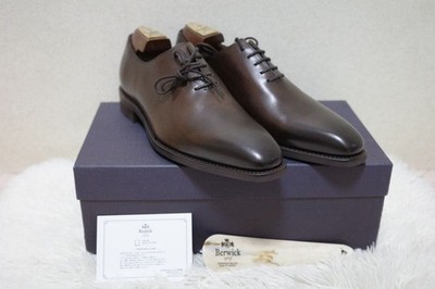 Berwick Men's Dress Shoes UK6.5 Dark Brown New with Shoe Tree & Accessories