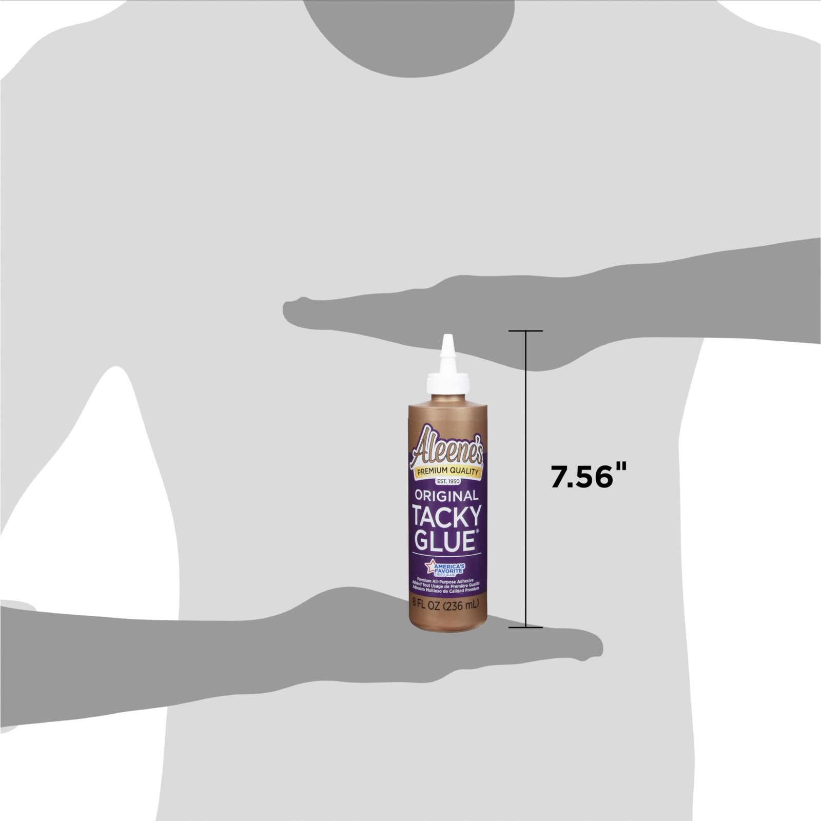 Aleene's All Purpose Tacky Glue, 8-Ounce, Clear (15599)