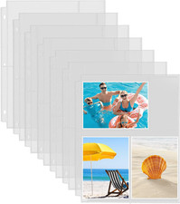 30 Pack 4x6 Photo Sleeves for 3 Ring Binder Clear Plastic Page Protectors 180 Pc