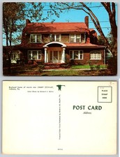 Vintage Jimmy Stewart Boyhood Home Indiana PA Postcard Modern-Ad