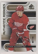 2022 Upper Deck SP Game Used Authentic Rookies Gold 67/119 Elmer Soderblom 1ot4