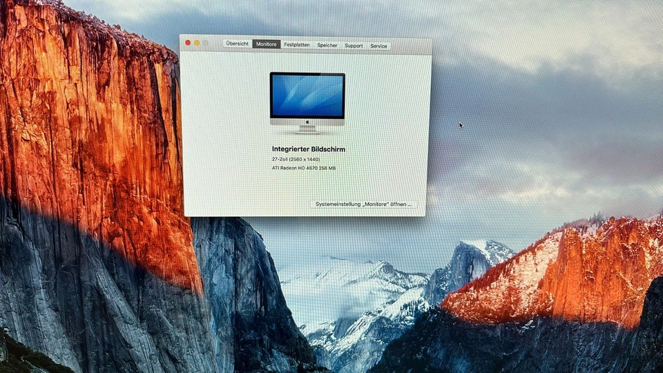 Apple iMac  27"  Ende 2009 PC Radeon HD 4670  16Gb RAM 250GB SSD 1TB HDD - Bild 3 von 4